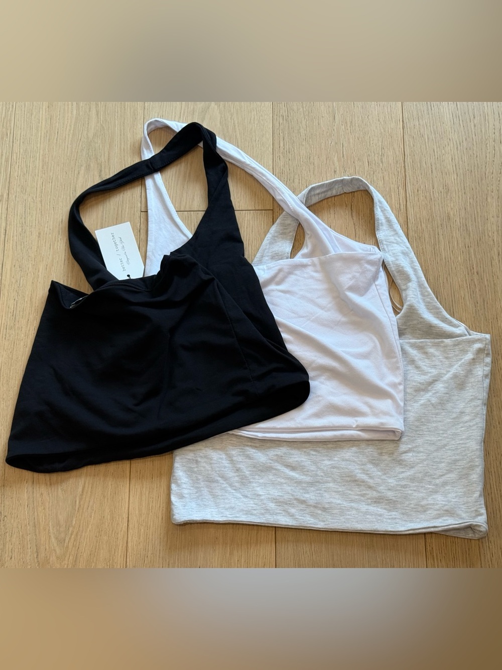 Better Together 3-Pack Halter Crop Tops – Women’s XL – NWT - Picture 2 of 2